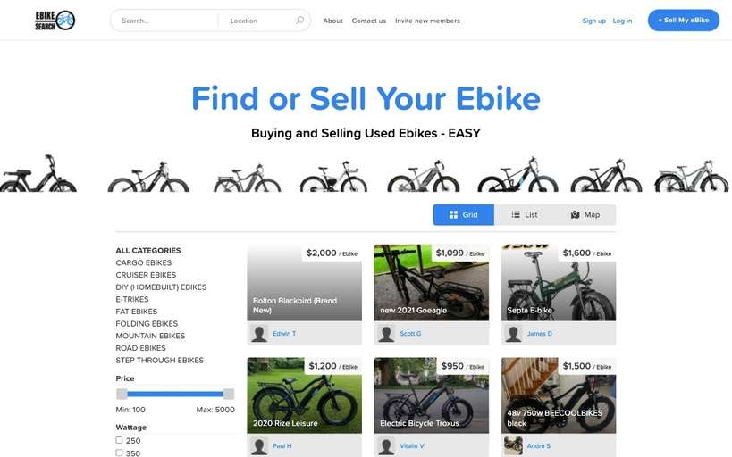 Ebike Search